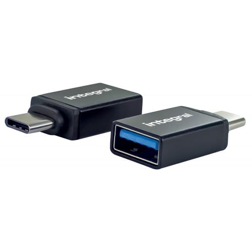 INTEGRAL - Adaptateur USB pour smartphone/tablette (USB-C / USB) - Pack de 2