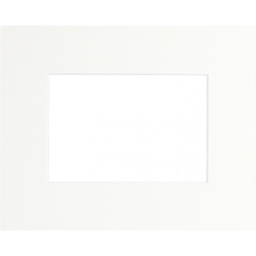 MB TECH - Passe partout - Format extérieur 20x30cm - Fenêtre 15x21 - Blanc Cassé - Lot de 5