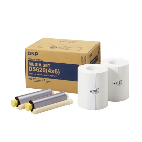 DNP - Consommable thermique pour DS620 (Premium Digital) - 10x15cm - 800 tirages (spécial évènementiel) - Non marqué au dos