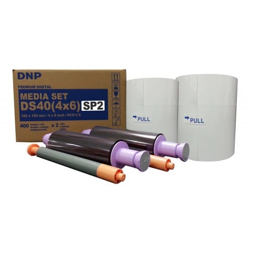 DNP - Consommable thermique pour DS40 -  10x15cm - 800 tirages Perforé