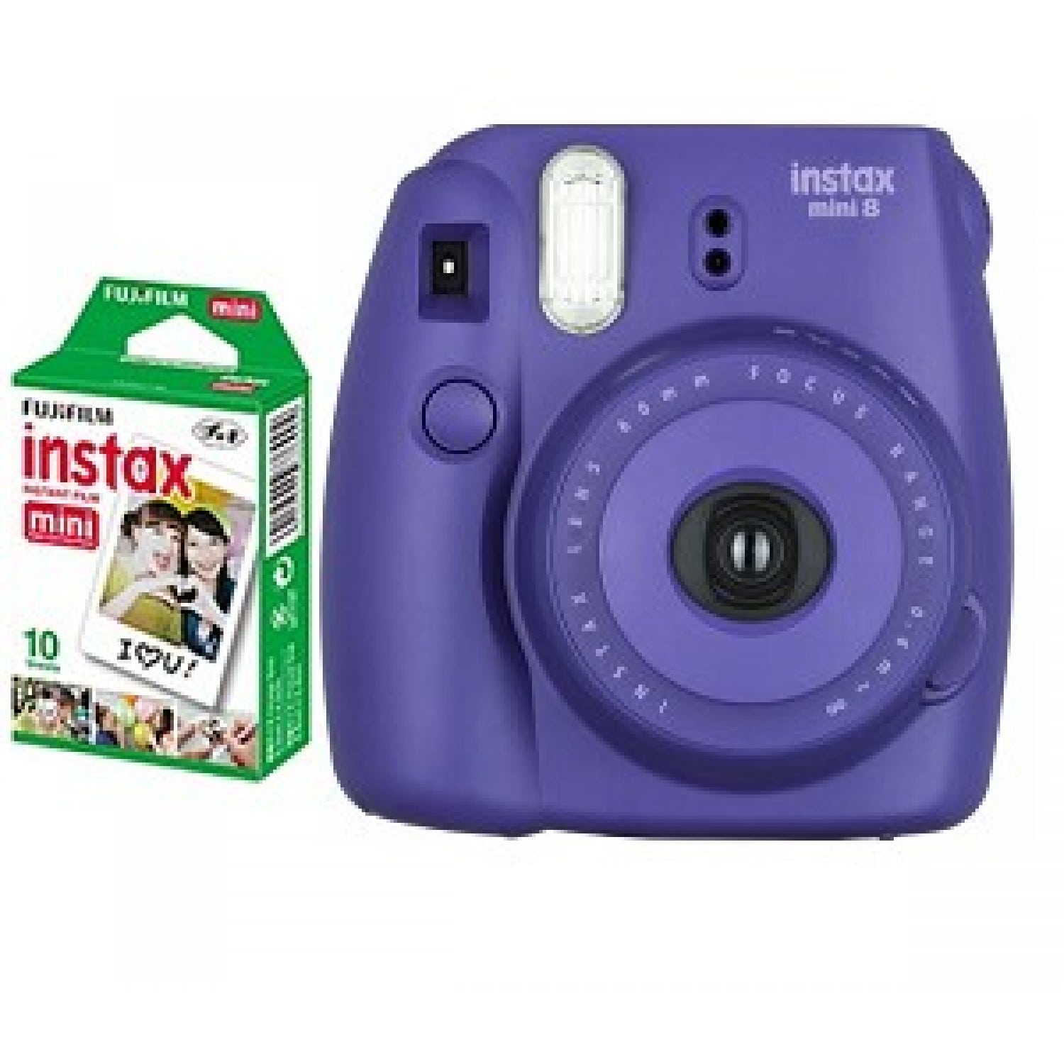 FUJI - Appareil photo instantané Instax Mini 11 - Format photo 62 x 46mm -  Livré avec 2 piles LR6 et dragonne - Lilac Purple (Violet)