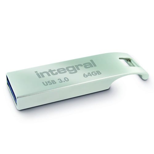 Clé USB 2.0 INTEGRAL Flash Drive Pulse 64 GB (Jaune)