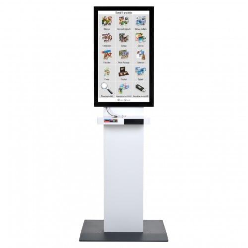 32" noir & blanc - sans imprimante ticket - logiciel kiosk intégré (KDL) - conseillé pour NORITSU / EPSON / DNP / FUJI / MITSU