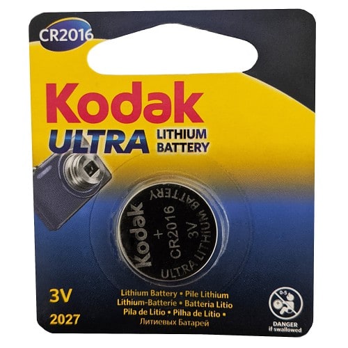 KODAK - Pile lithium CR2016 3V ULTRA Blister d'1 pile