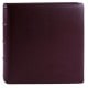 traditionnel ROMA - 100 pages ivoires - Couverture Cuir bordeaux 30x31cm