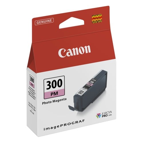 CANON - Cartouche d'encre traceur PFI-300PM photo magenta pour Prograf Pro-300 (14,4ml)