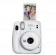 Instax Mini 11 - Format photo 62 x 46mm - Livré avec 2 piles LR6 et dragonne - Ice white (Blanc)