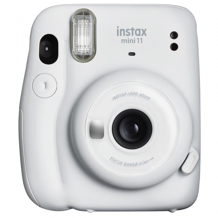 Instax Mini 11 - Format photo 62 x 46mm - Livré avec 2 piles LR6 et dragonne - Ice white (Blanc)