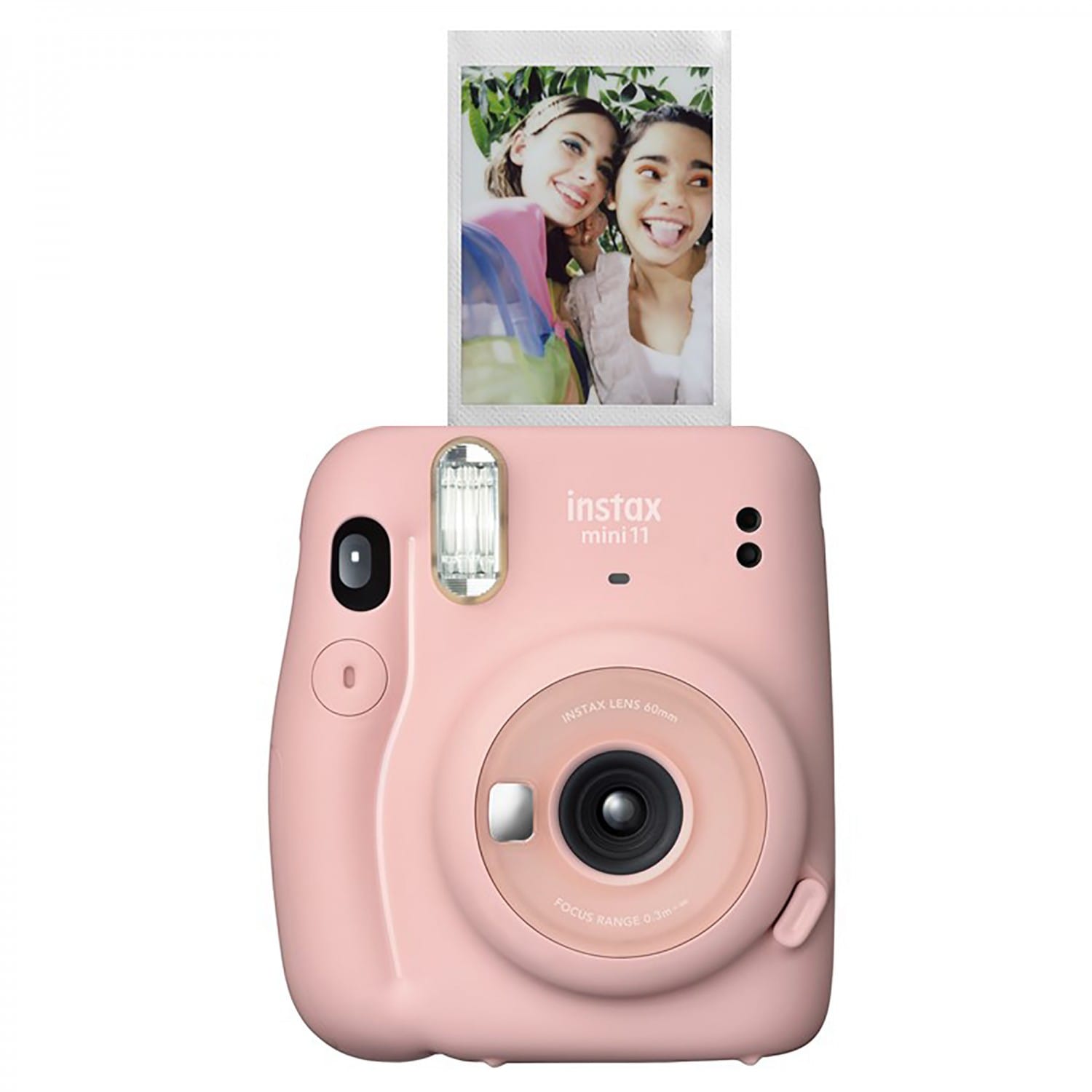 Appareil photo instantané FUJI Instax Mini 11 - Format photo 62 x 46mm -  Livré avec 2 piles LR6 et dragonne - Blush Pink (Rose)