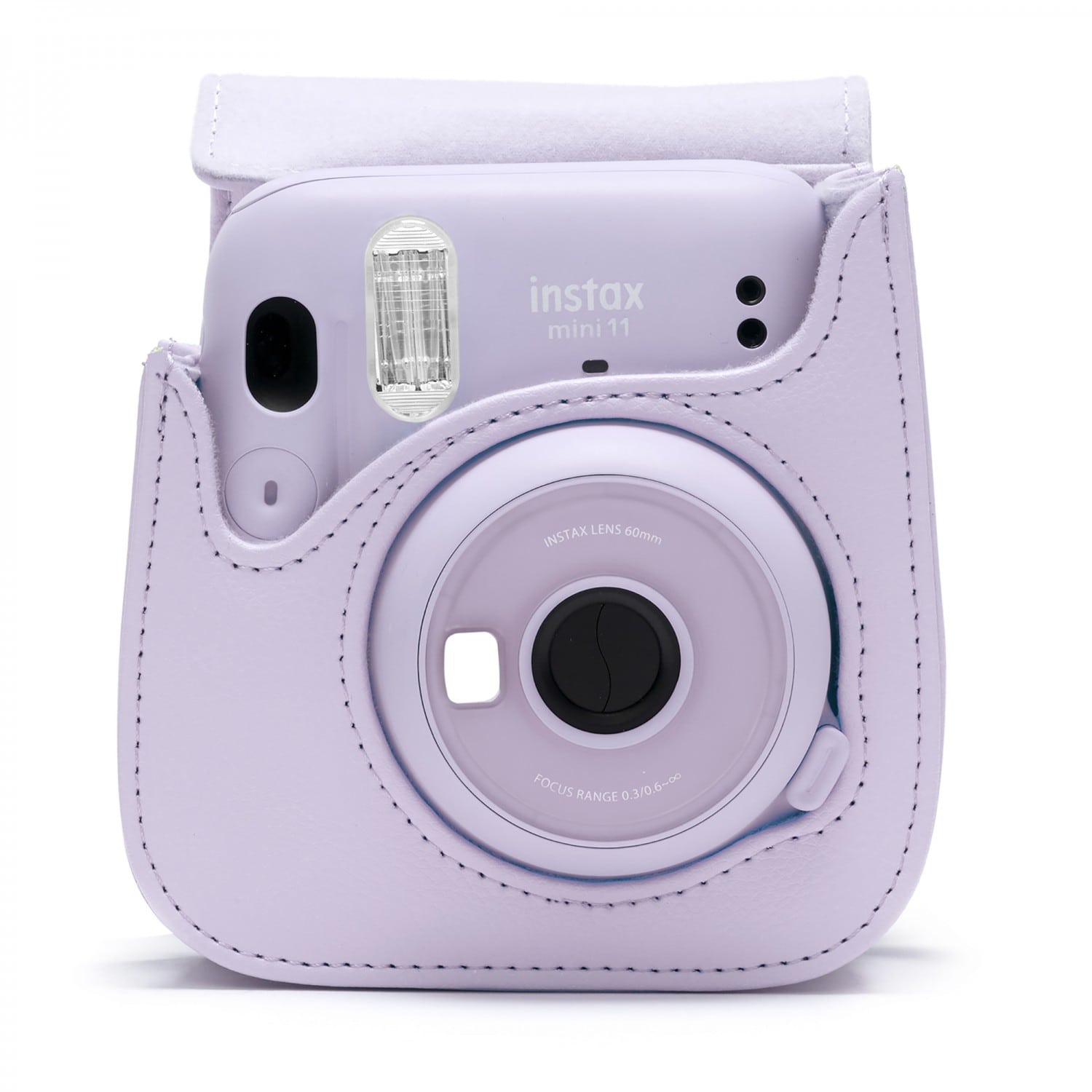 FUJI - Appareil photo instantané Instax Mini 11 - Format photo 62 x 46mm -  Livré avec 2 piles LR6 et dragonne - Lilac Purple (Violet)