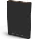 12 feuillets noirs  - Couverture impression avec Vernis 3D