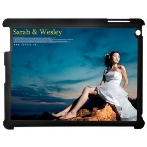 Coque tablette tactile MB TECH 2D iPad Air rigide blanche avec feuille aluminium