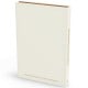 12 feuillets blancs  - Couverture impression avec Dorure Or