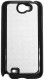 Coque smartphone MB TECH 2D Samsung Galaxy Note 2 rigide blanche avec feuille aluminium