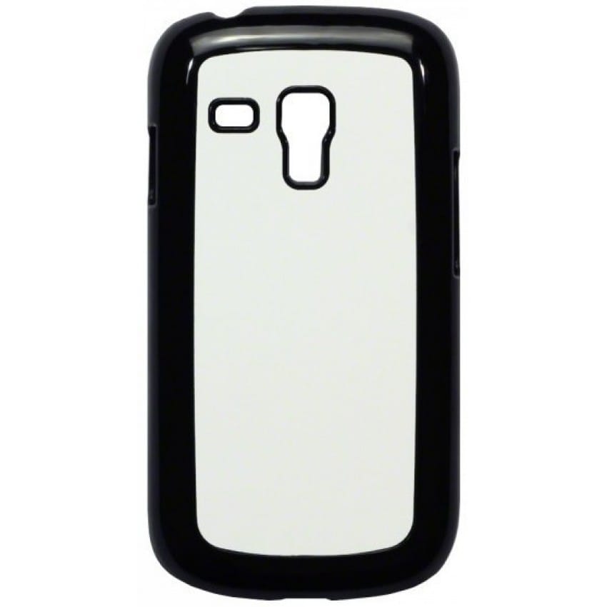 Coque smartphone MB TECH 2D Samsung Galaxy S3 Mini rigide transparente avec feuille aluminium