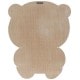 Deknudt panneau bois forme panda avec 2 fils + 6 pinces (L''unité) *
