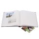 Album photo BREPOLS CLASSIC 29x32cm 500 photos 10x15 - Traditionnel 100 pages blanches + pergamine - coloris aléatoire : noir, b