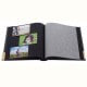 Album photo BREPOLS CLASSIC 29x32cm 500 photos 10x15 - Traditionnel 100 pages noires + pergamine - coloris aléatoire : noir, ble