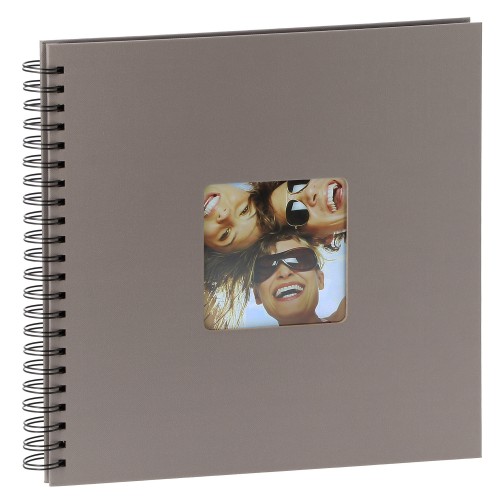 PANODIA - Album photo traditionnel GREENEARTH - 100 pages kraft + feuillets  cristal - 400 photos - Couverture Rouge 30x30cm