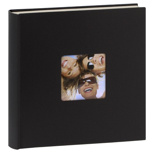classique série ''Fun'' traditionnel 400 photos 10x15 ou 200 photos 13x18 - Noir - Couverture rigide