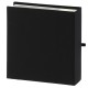 pochettes avec mémo ERICA SQUARE - 100 pages blanches - 200 photos - Couverture Noire 23,5x25cm