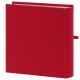 pochettes avec mémo ERICA SQUARE - 150 pages blanches - 300 photos - Couverture Rouge 23,5x25cm