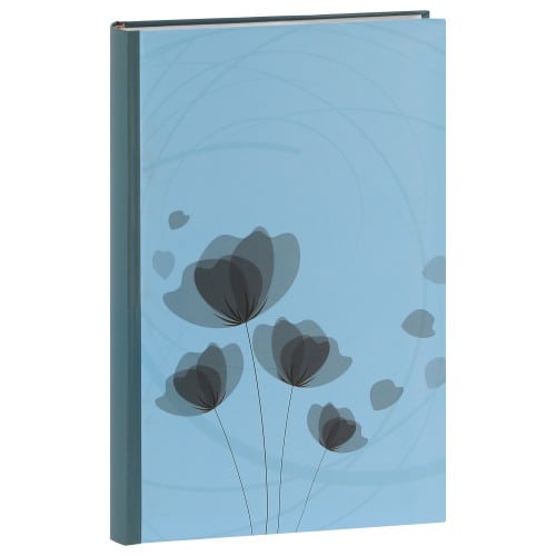 ERICA - Album photo pochettes avec mémo ELLYPSE 2 - 100 pages blanches - 300 photos - Couverture Bleue Clair 22,5x37cm