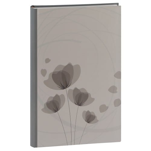 ERICA - Album photo pochettes avec mémo ELLYPSE 2 - 100 pages blanches - 300 photos - Couverture Grise 22,5x37cm
