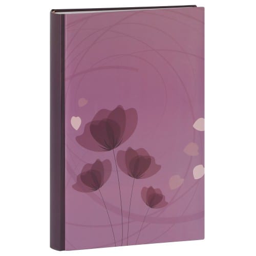ERICA - Album photo pochettes avec mémo ELLYPSE 2 - 100 pages blanches - 300 photos - Couverture Violette 22,5x37cm