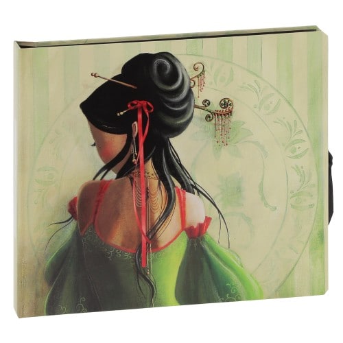 BLUE ART - Album photo traditionnel BLUE ART - 30 pages noires - 60 photos - Couverture Misstigri Lola 26x22,6cm