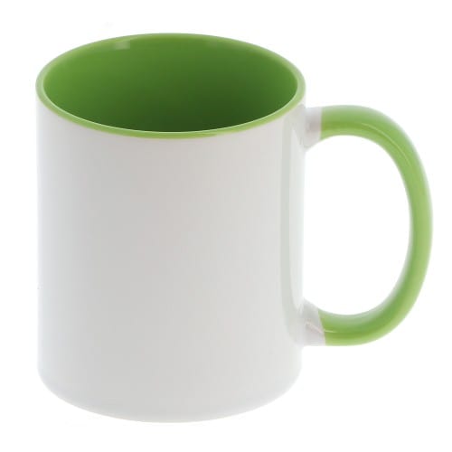 Mug céramique Vert et Ecru - L'INATELIER