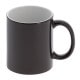 Mug céramique magique MB TECH 330ml (11oz) - Noir brillant - L'impression apparaît quand l'eau chaude est versée.