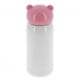 Gourde enfant inox blanche 320ml / bouchon rose pour sublimation (1p)