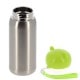 thermos enfant 320ml (11oz) Argent bouchon vert  - Diamètre 67mm