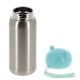 thermos enfant 320ml (11oz) Argent bouchon bleu - Diamètre 67mm