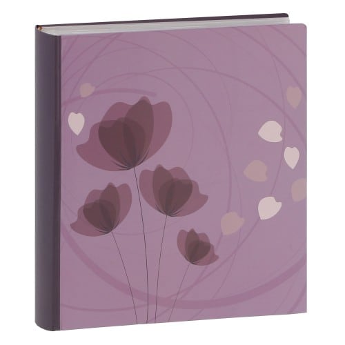 ERICA - Album photo pochettes avec mémo ELLYPSE 2 - 100 pages blanches - 200 photos - Couverture Violette 24x24,8cm