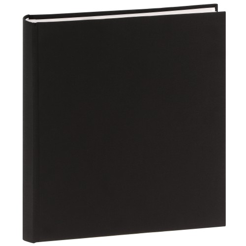 DEKNUDT - Album photo traditionnel - 100 pages blanches + feuillets cristal - 500 photos - Couverture Noire 30x33cm