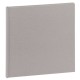 traditionnel - 20 pages blanches - Couverture Tissu Gris 31,2x31,5cm