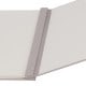 traditionnel - 20 pages blanches amovibles - Couverture Tissu gris 35x31,5cm + fenêtre
