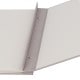 traditionnel - 20 pages blanches amovibles - Couverture Tissu gris 35x31,5cm + fenêtre