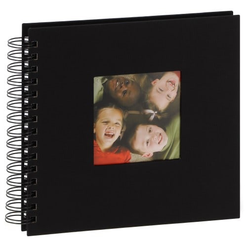 DEKNUDT - Album photo traditionnel - 48 pages noires - 96 photos - Couverture Noire 24x21cm + fenêtre