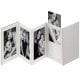 album accordéon tissu gris 8 photos 13x18cm (l''unité) *