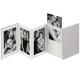 accordéon tissu gris 8 photos 15x20cm (l''unité) *