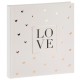 traditionnel mariage LOVE - 60 pages blanches - Couverture 30x31cm