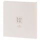 traditionnel mariage LOVE - 60 pages blanches - Couverture 30x31cm