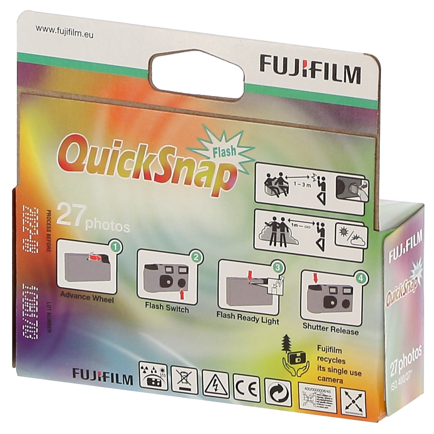 Fujifilm Quick Snap Lot 9 appareils photo jetable Expiré en 2017  (Réf#P-632)