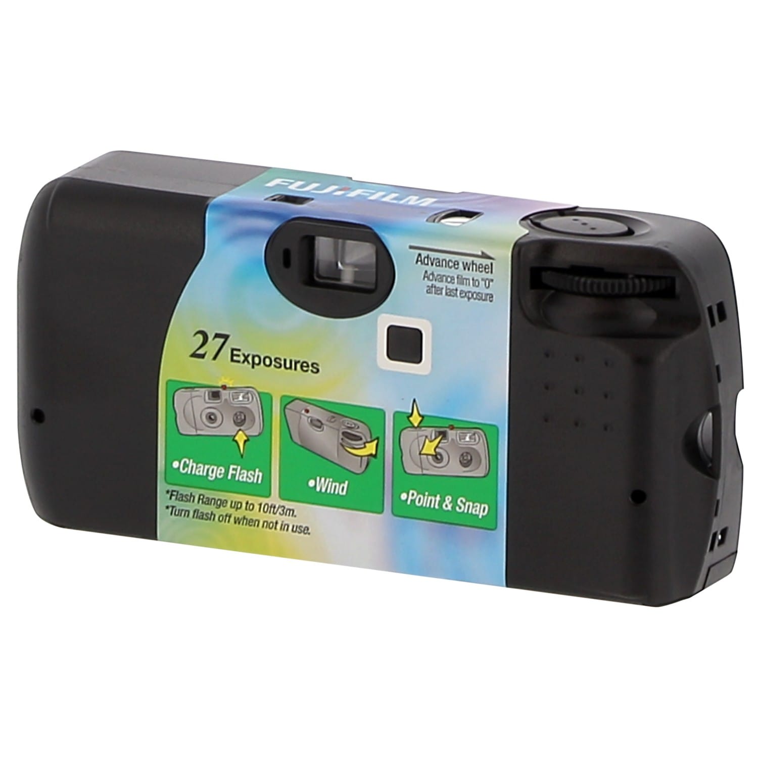 Appareil photo jetable KODAK Fun Saver Flash 800 iso - 27+12 poses  gratuites - Vendu par 10