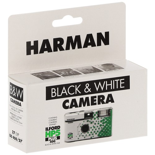 HARMAN - Appareil photo jetable Noir & Blanc Ilford HP5 Flash - 400 iso - 27 poses