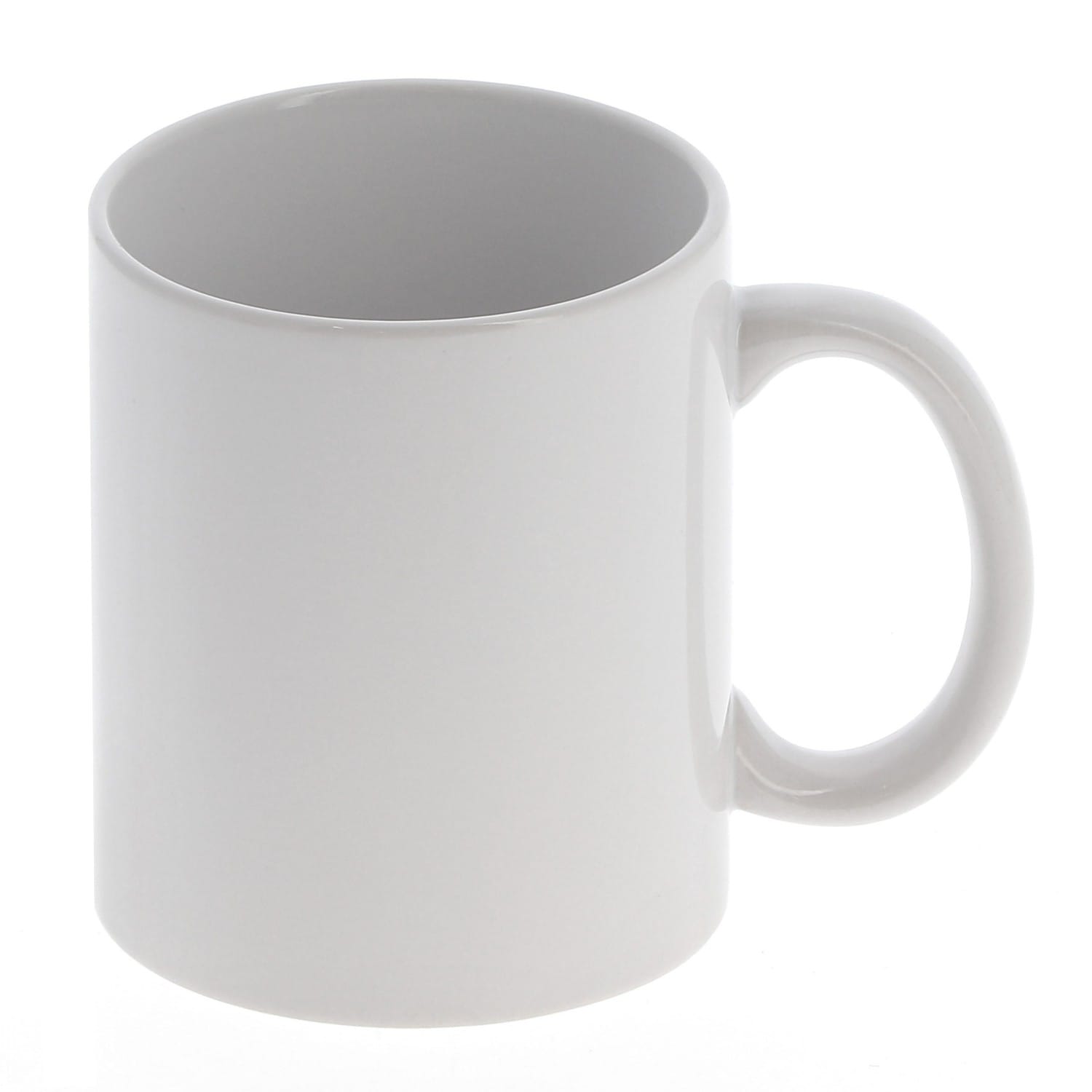 Mug céramique 330ml (11oz) Blanc brillant - Qualité AAA - Diamètre 82mm