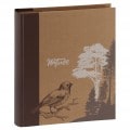 ERICA - Album photo pochettes avec mémo KRAFTTY - 100 pages kraft - 200 photos - Couverture Marron 21,5x25cm